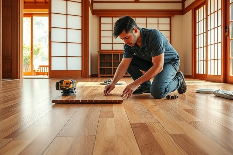 埼玉県でのフローリング張替え施工例